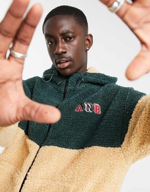 Zip up shop teddy hoodie
