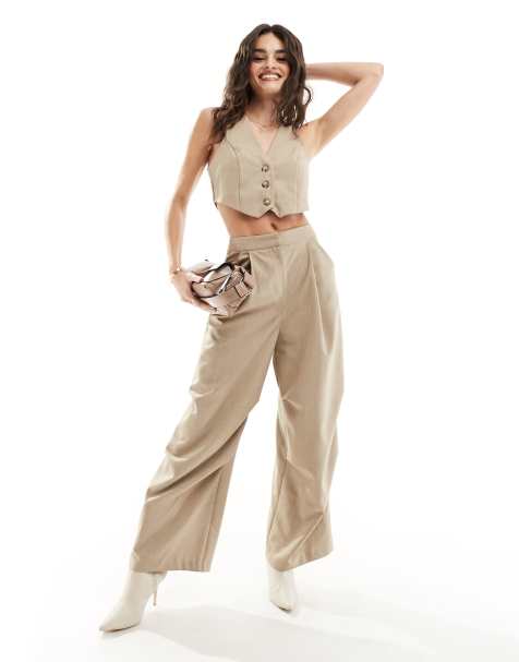 ASOS DESIGN – Owsiany kombinezon 2 w 1 z kamizelką i bojówkami - view 1