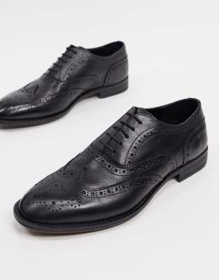 asos leather brogues