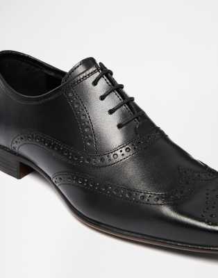 leather brogue shoes