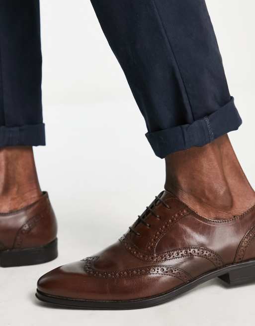 Asos leather sales brogues