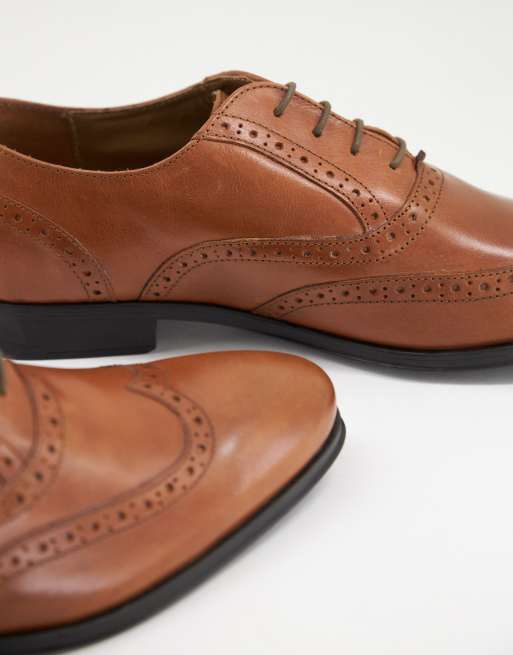 Asos hot sale tan brogues