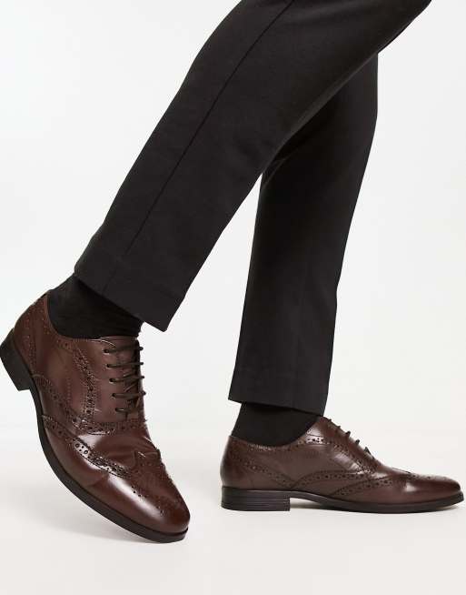 Asos design store brogue shoes