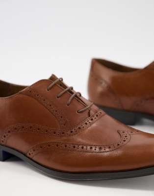 tan leather oxfords womens