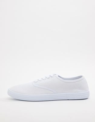 black and white plimsolls