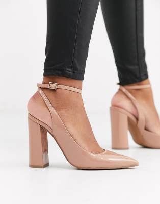 asos block heel shoes