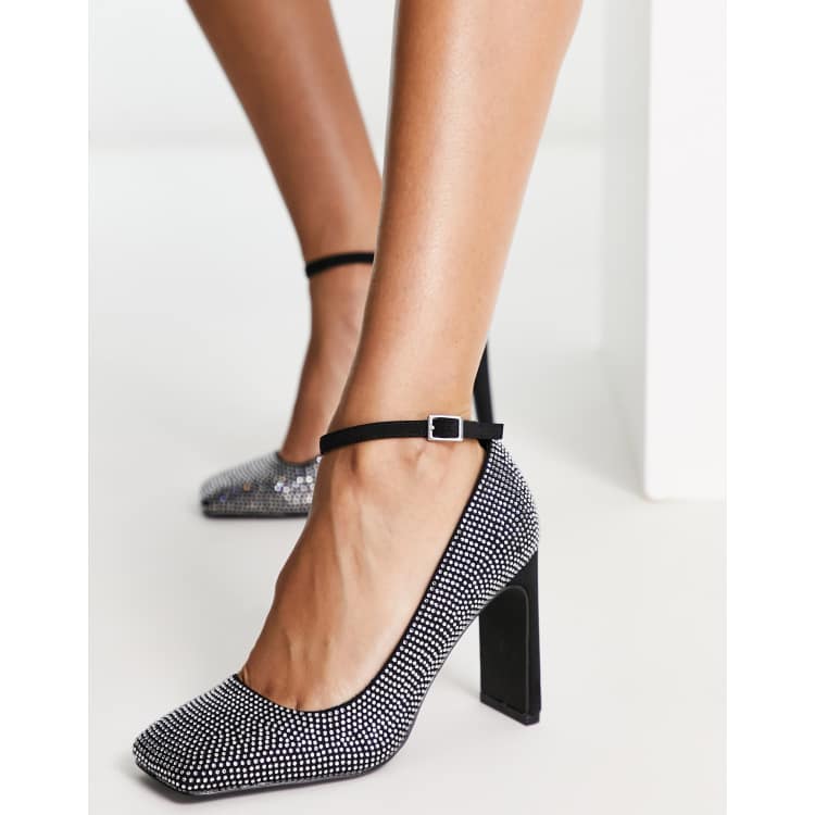 Asos design passionate store embellished high heels