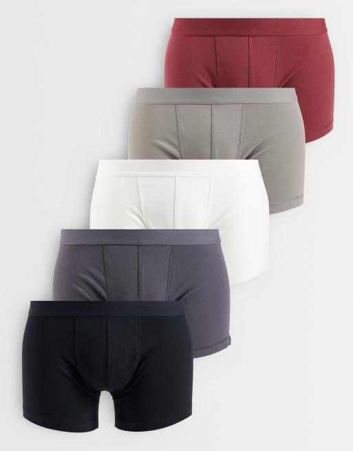 ASOS DESIGN - pack de 5 calzoncillos de baño en varios colores, 1 de 3