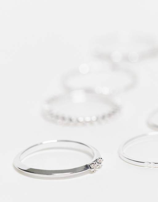 Asos deals silver rings