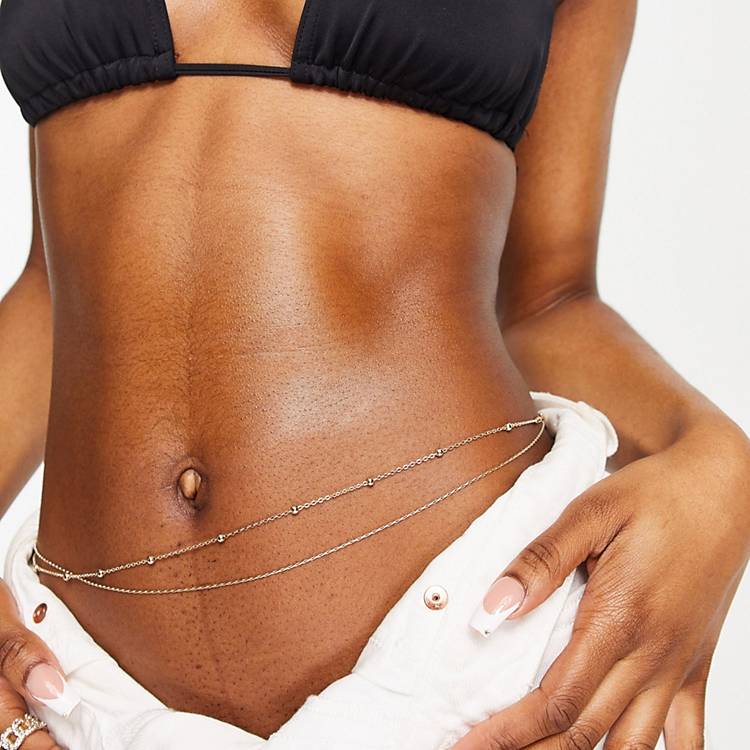 Beaded belly chain Asos Women Accessories Jewelry Body Jewelry 