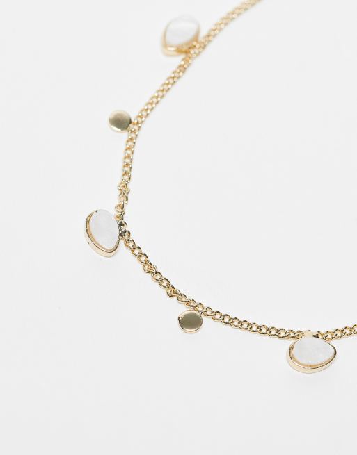ASOS DESIGN pack of 2 friendship bracelets with pearl and chain design, 3 of 4