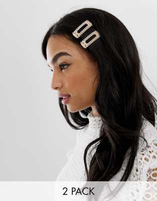 pearl hair clasp