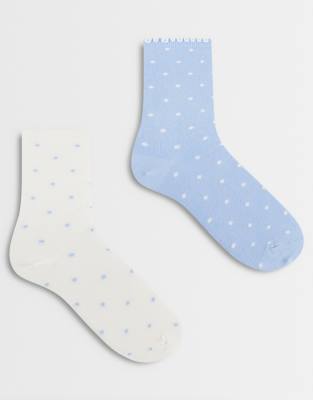 Asos Design Pack Of 2 Socks In Multi