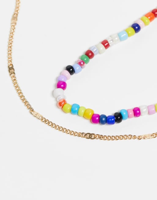 ASOS DESIGN pack of 2 waist beads with chain in gold tone, 2 of 4