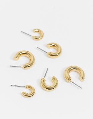 14k baby hoop earrings