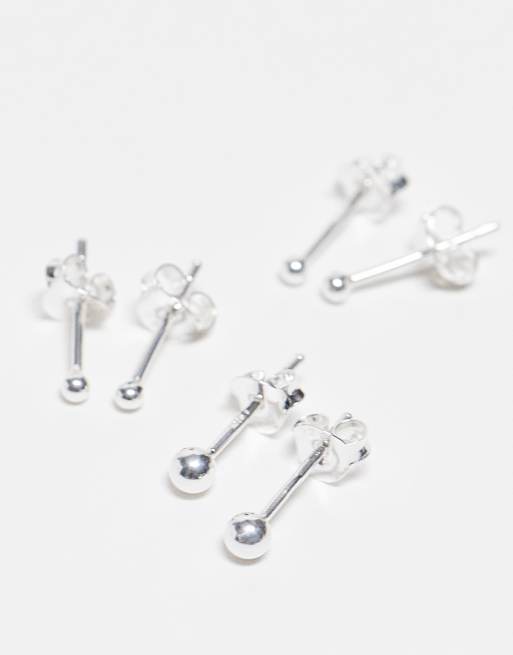 Asos sterling silver deals earrings