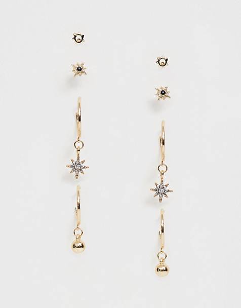 Earrings | Gold earrings, silver earrings, stud earrings | ASOS