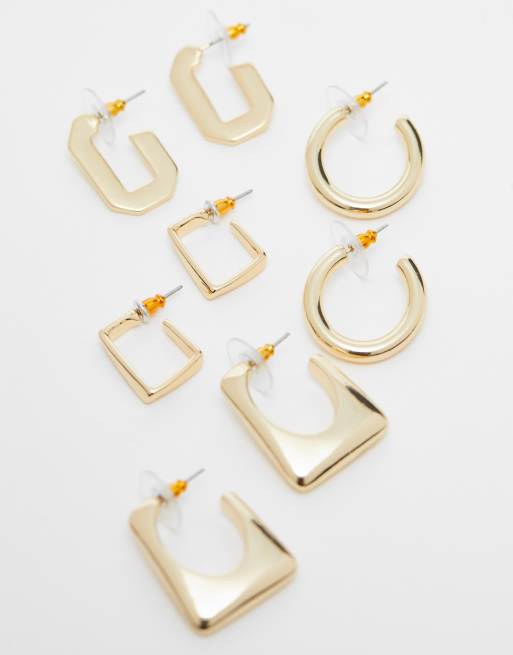 4 deals hoop earrings