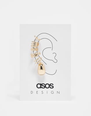 ASOS DESIGN pack of 5 ear...