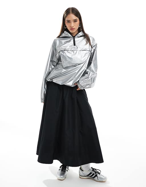 ASOS DESIGN packable rainwear jacket in metallic silver | ASOS ASOS DESIGN packable rainwear jacket in metallic silver | ASOS