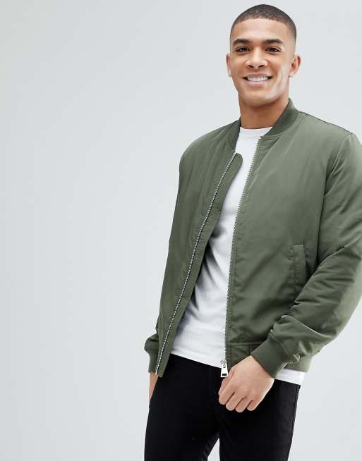 Asos design bomber on sale jacket