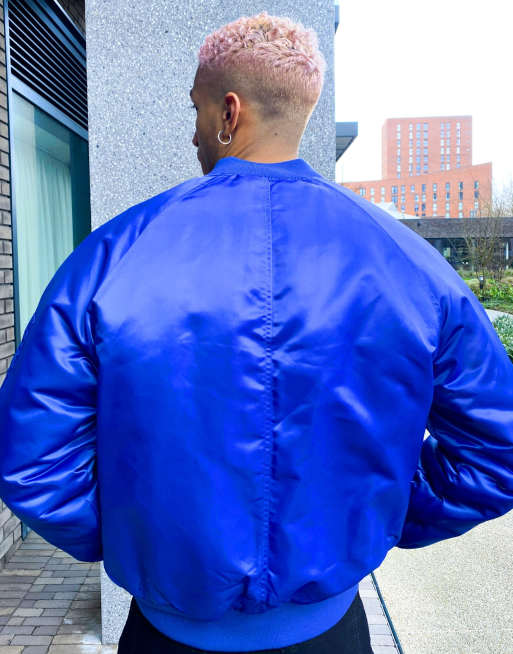 Asos blue cheap jacket