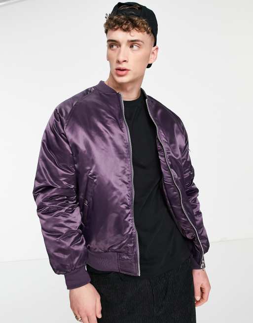 Men's Purple Bomber Jackets