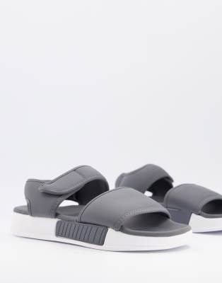 dark gray sandals