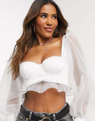 bra top with sleeves