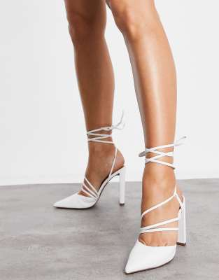 white asos shoes