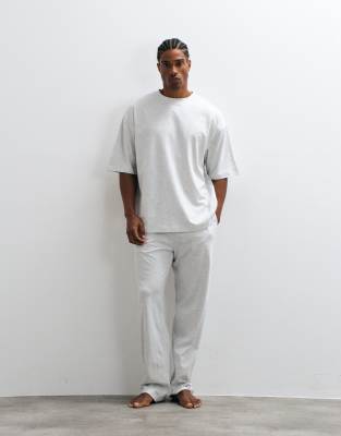 Asos Design Pajama Set In White