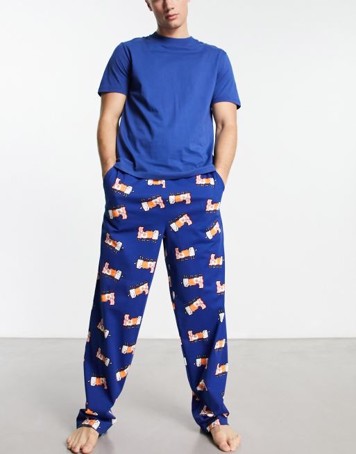 Breakfast print pajamas hot sale