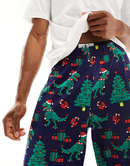 Christmas pajama best sale shorts men