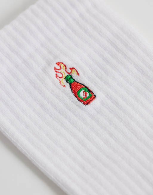ASOS DESIGN pakke med 2 chilisokker i multifarvet, 3 af 3