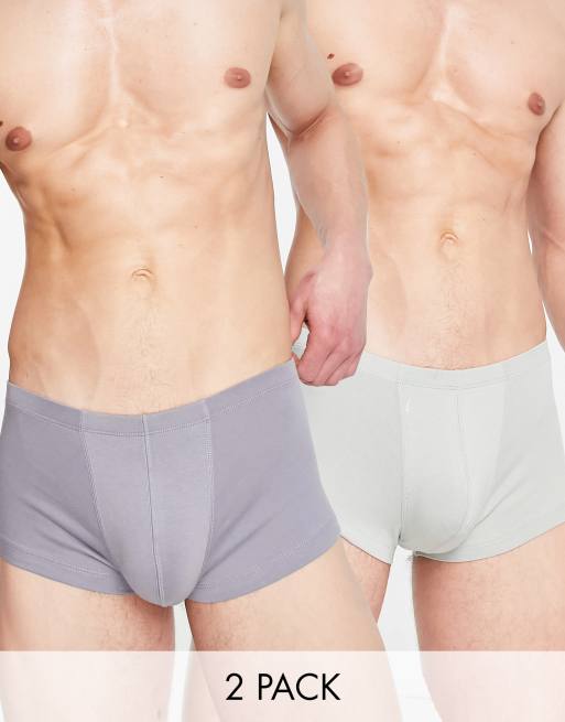 ASOS DESIGN - Pakke med 2 par briefs uden struktur  