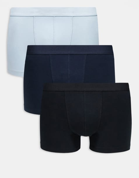 ASOS DESIGN - Pakke med 3 par boksershorts i jersey i forskellige farver - view 1