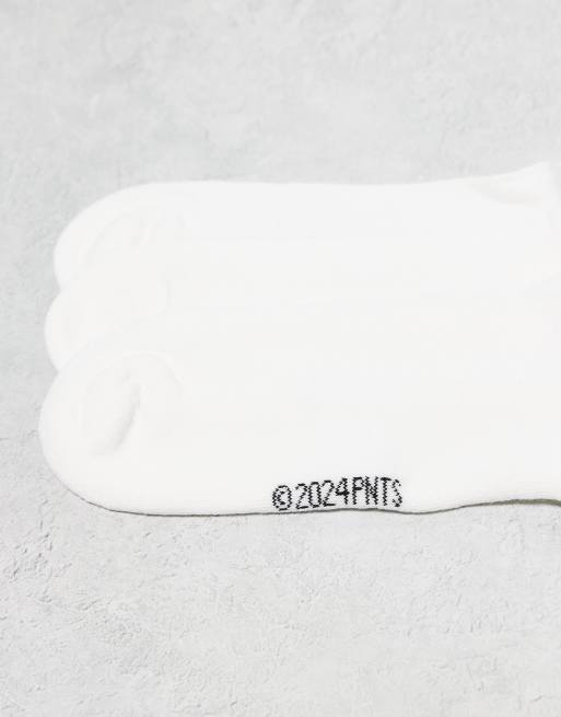 ASOS DESIGN - Pakke med 3 par hvide sokker med cool Snoopy-kunstprint, 3 af 3