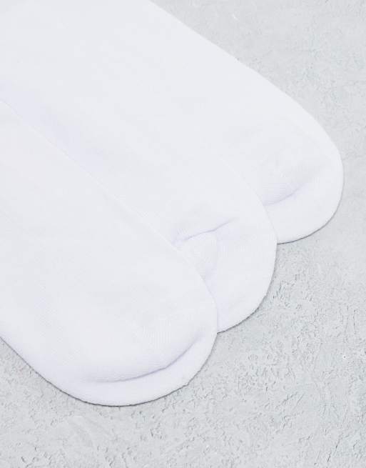 ASOS DESIGN - Pakke med 3 par hvide sokker med 'Love'-broderi, 3 af 4