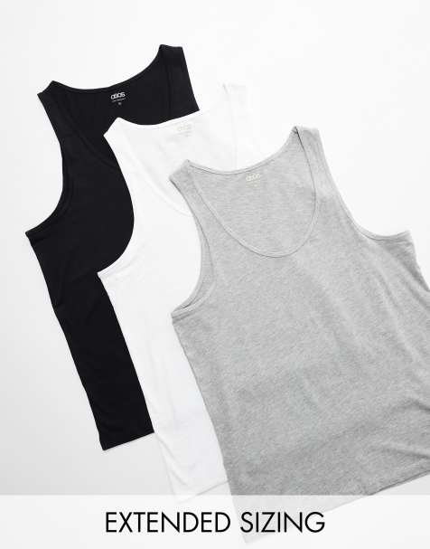 ASOS DESIGN - Pakke med 3 toppe i forskellige farver - view 1