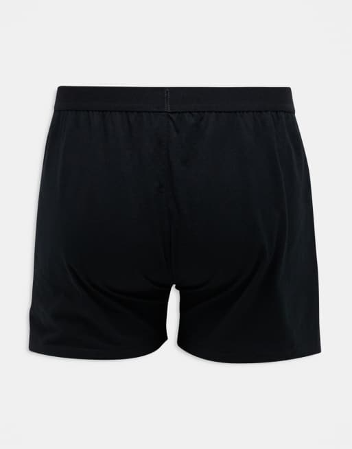 ASOS DESIGN - Pakke med 5 par sorte boksershorts, 3 af 4