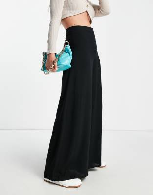 Black & store white palazzo pants