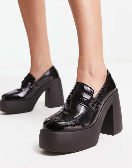 Asos cheap patent loafers