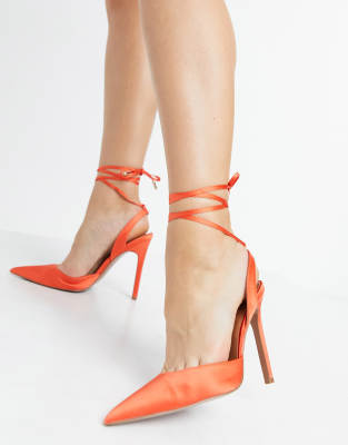 asos orange shoes