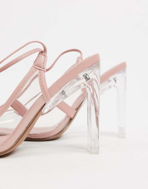 Scarpe alte trasparenti sales