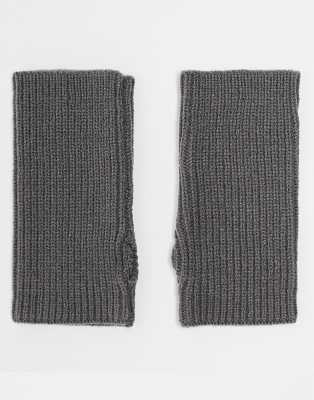 palm warmers in gray