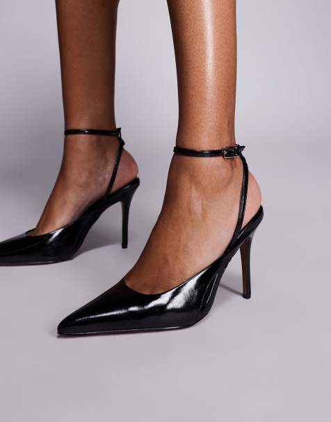 ASOS DESIGN – Pamela – Schuhe in Schwarz mit Cut-outs und hohem Absatz - view 1