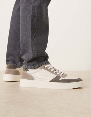 Asos Design Paneled Sneakers In Multi