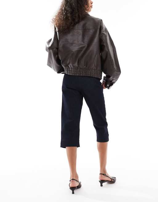 ASOS DESIGN - Pantacourt en denim stretch - Bleu brut, 5 de 5