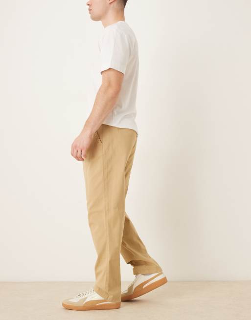 ASOS DESIGN - Pantalon à pinces droit - Beige, 3 de 5