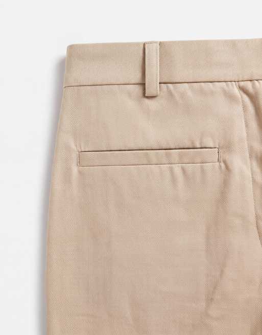 ASOS DESIGN pantalon à taille basse et jambe horseshoe en ensemble coordonné pierre, 8 de 9